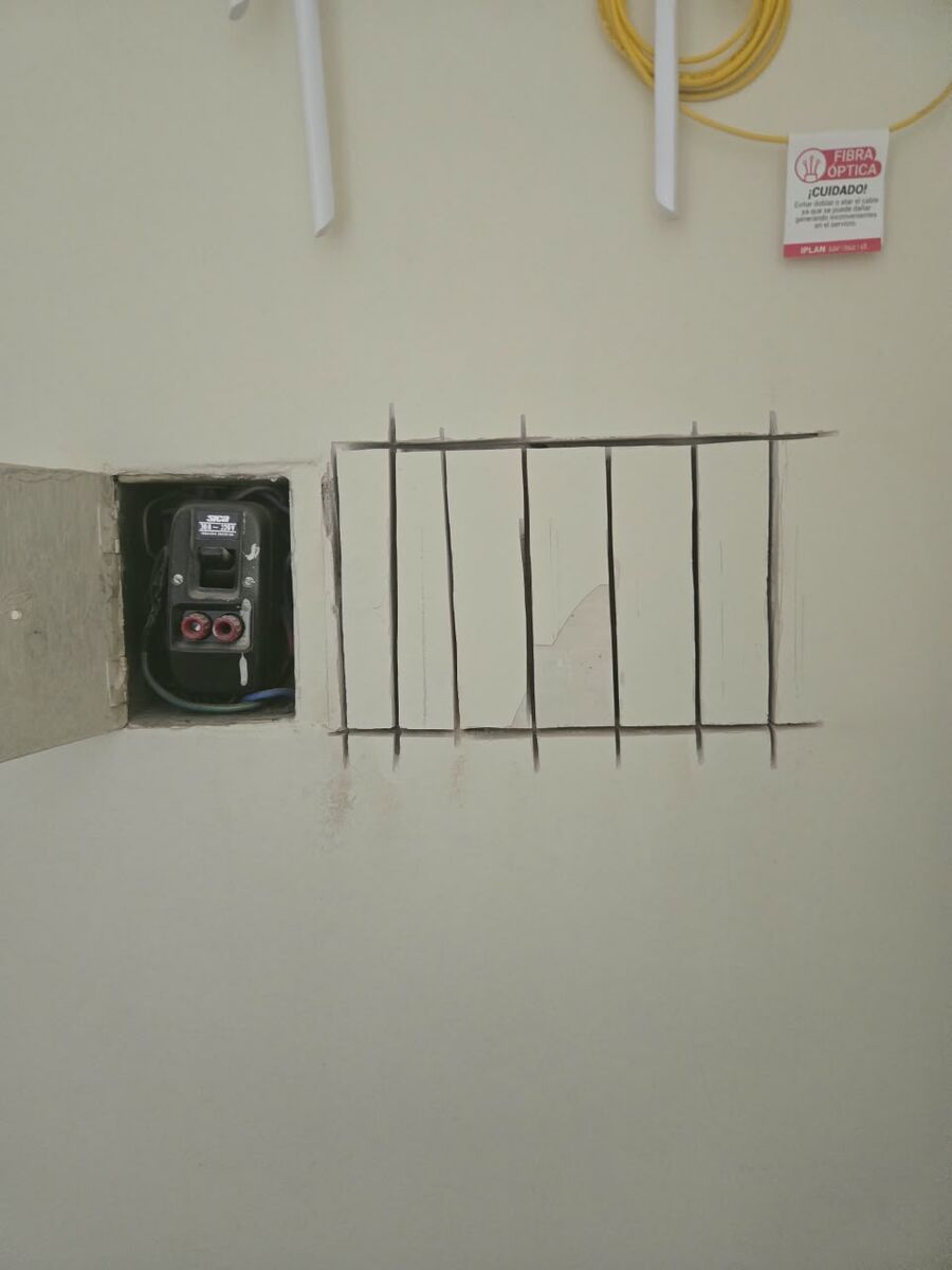 Marcado de pared para canalización